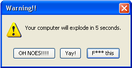 Your Average Computer Warning