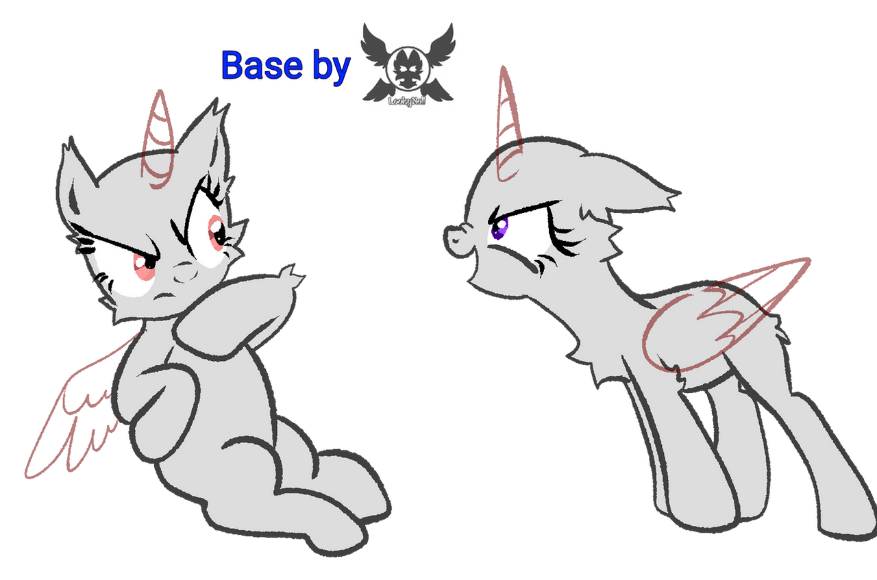 Evil Base Disign Evil ponies free base by LockyNell on DeviantArt