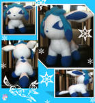 Chibi Shiny Glaceon by Ami-Plushies