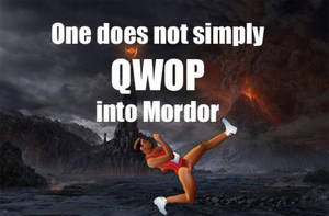 QWOP...into Mordor?!