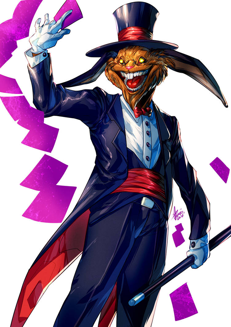 Commission by xdtopsu01 - Black Magic Rabbit by ZDMCreations on DeviantArt