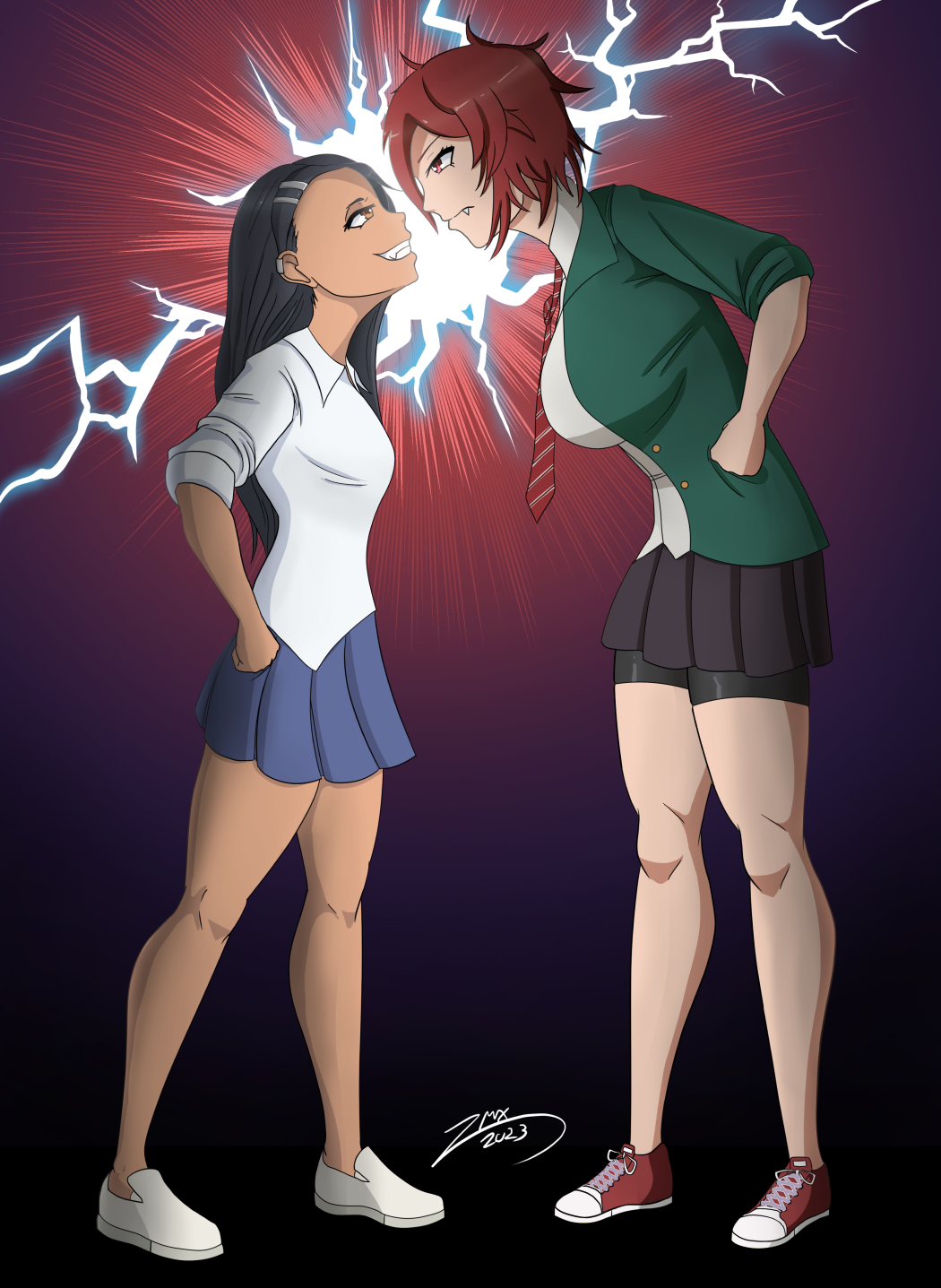 Hayase Nagatoro v. Tomo Aizawa by ZDMCreations on DeviantArt