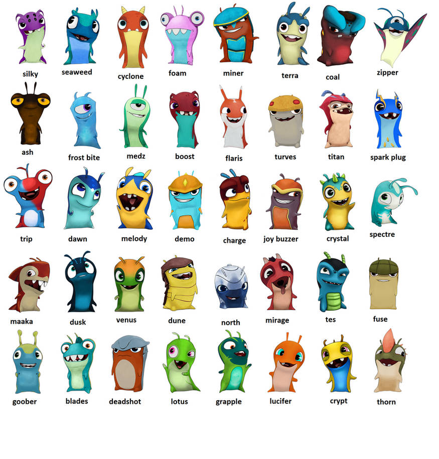 All Slugs In Slugterra Transformation And Names Collection 99+ Pictures Slugterra Slugs Names And Pictures List Stunning