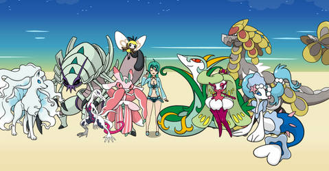 Freya's Alola Pokemon