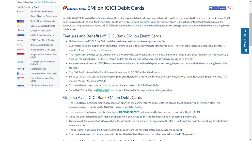 Emi On Icici Bank Debit Card By Trendingfinance On Deviantart