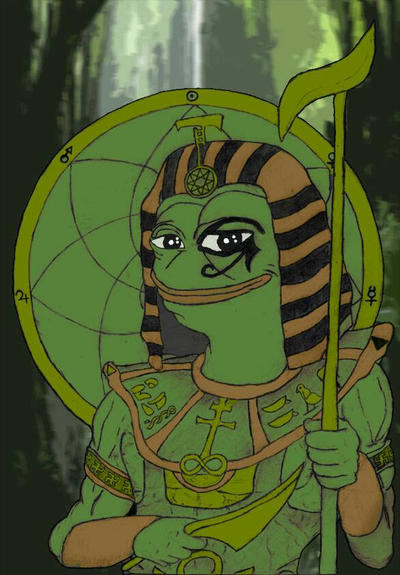 Kek Deviantart Kek, God of Memes (Anon-Coloured #1) by MrAnsatsuken on DeviantArt