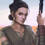 Rey (Star Wars: The Force Awakens) Fanart
