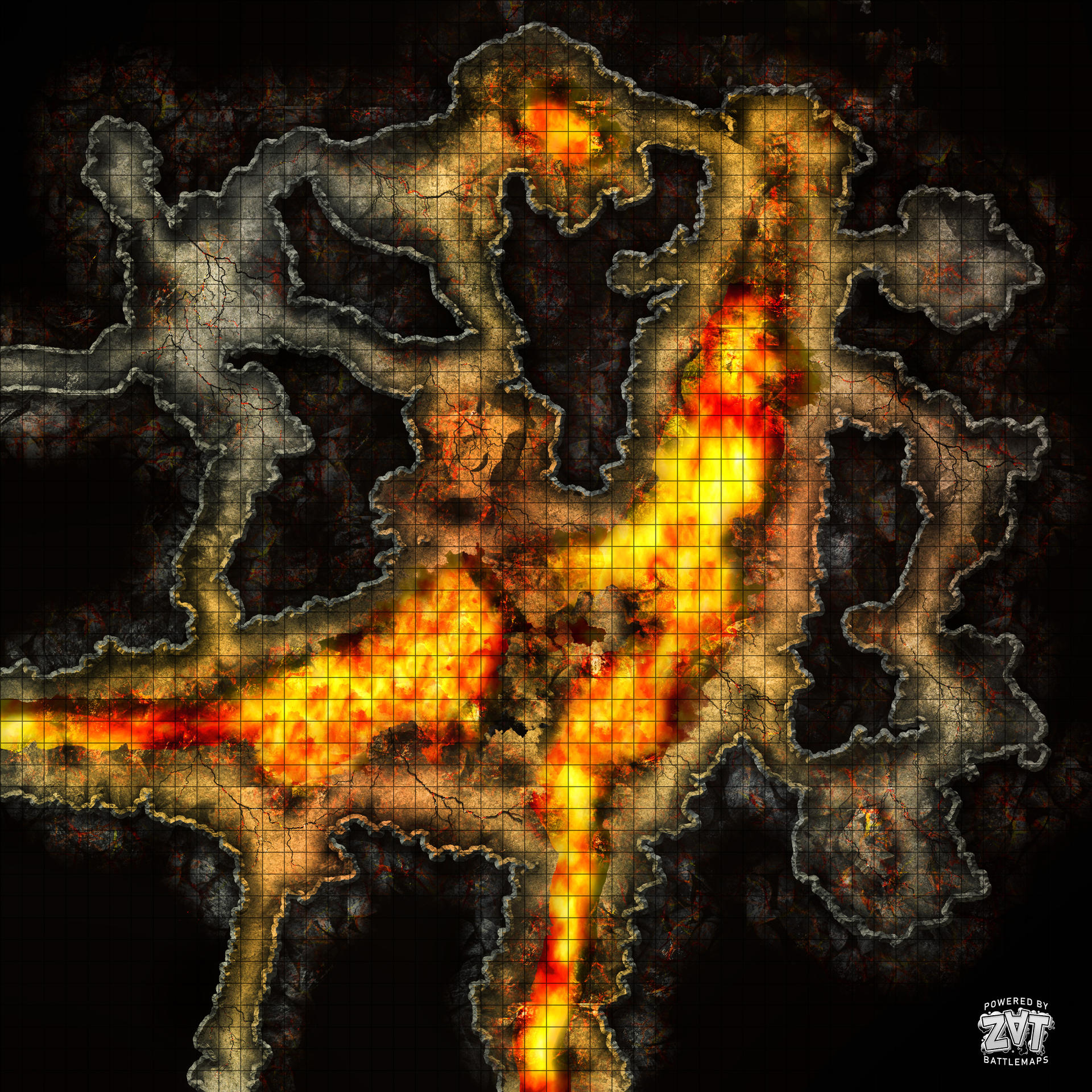 A4 GRID Lava Caves by Zatnikotel on DeviantArt