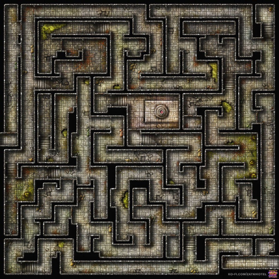 A A deserted labyrinth-maze-dungeon-thing Grid by Zatnikotel on DeviantArt