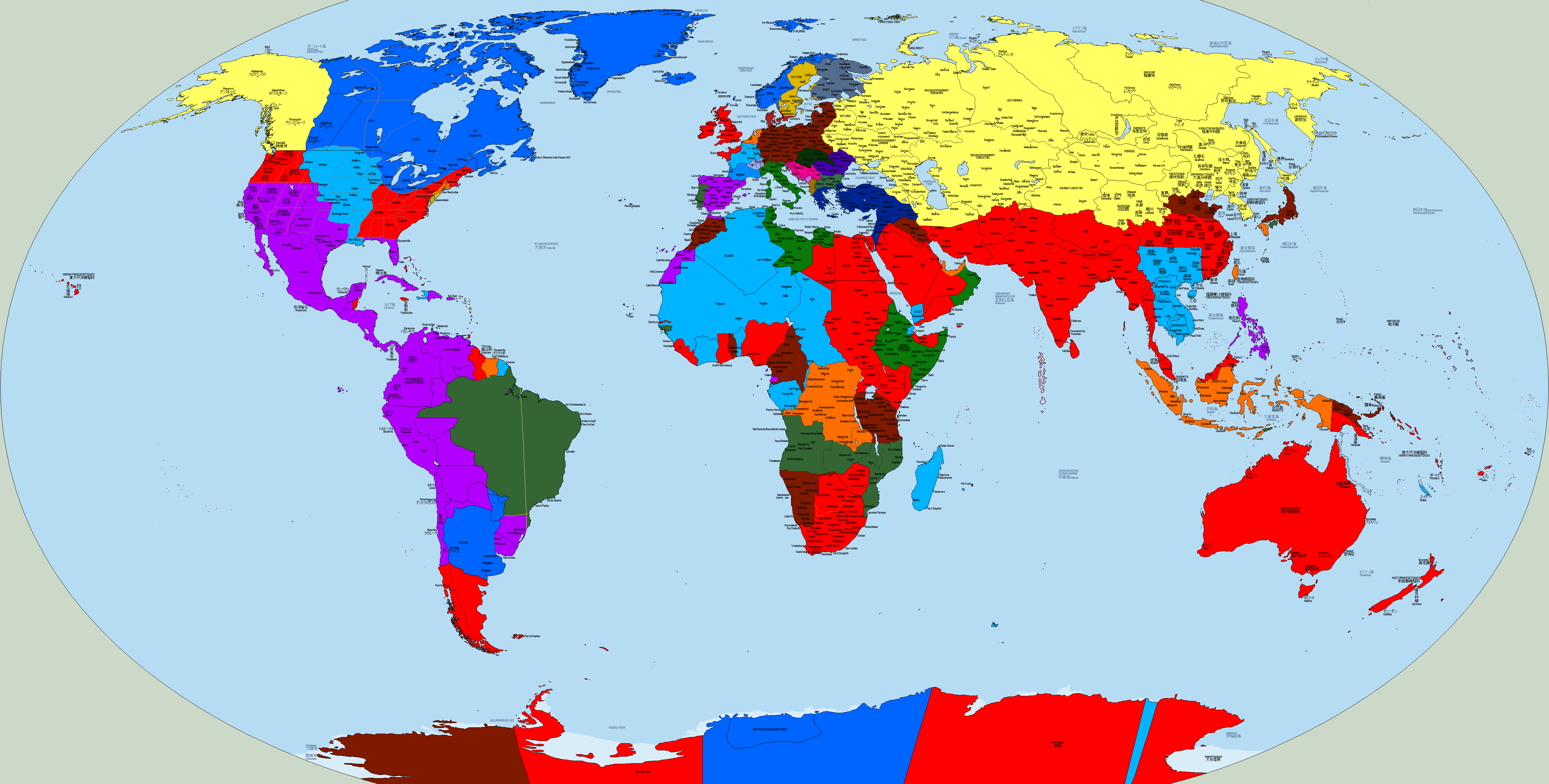 World map by SofiaOrmbustad on DeviantArt