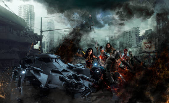 Justice League Social Media Banner - G@BRIEL GR@Y