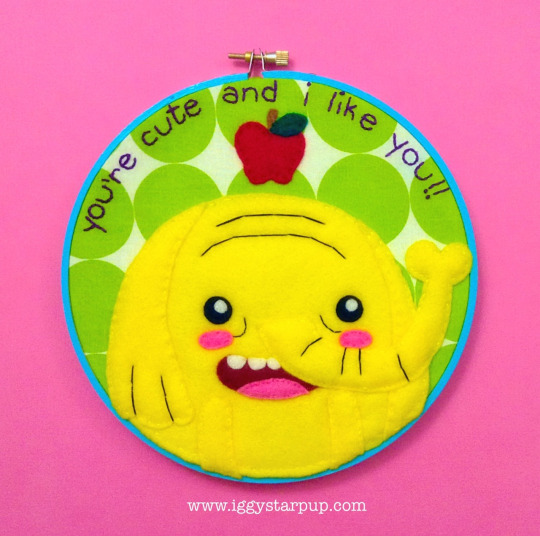 Tree Trunks Embroidery Hoop