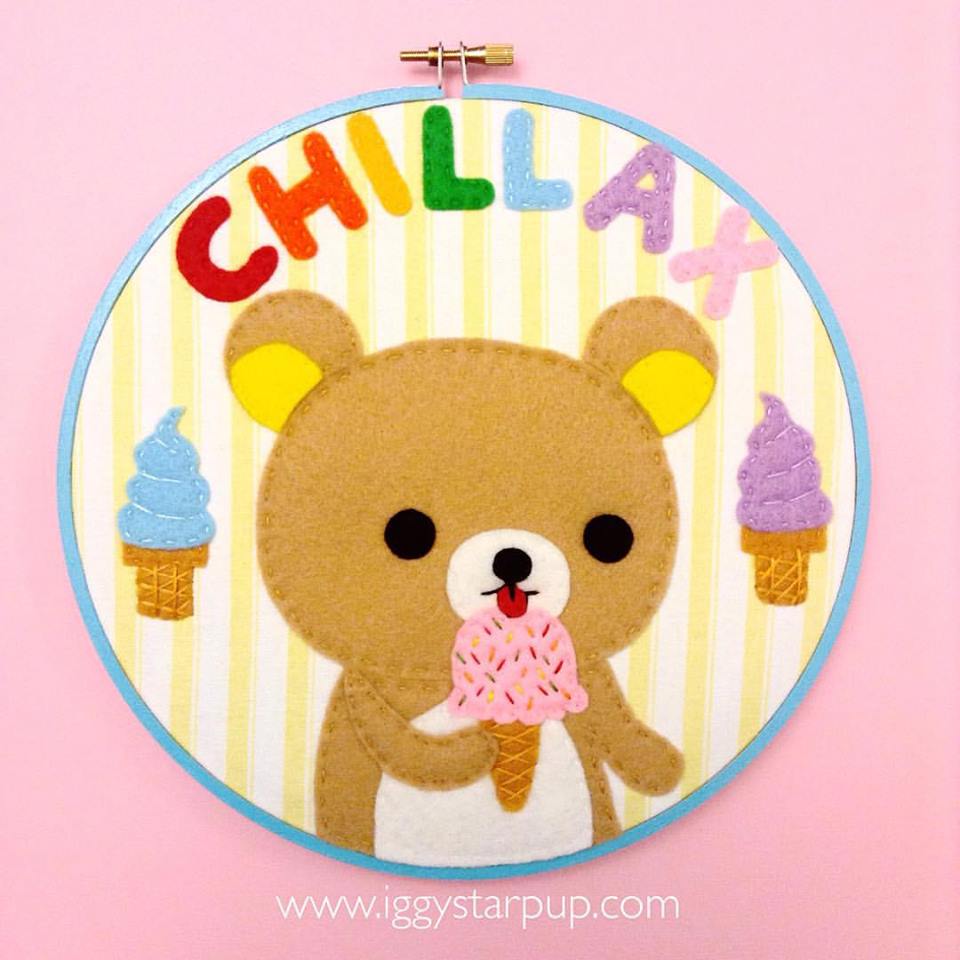 Rilakkuma Chillax Embroidery