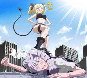 Giant Ojou-Sama Stella's Victory