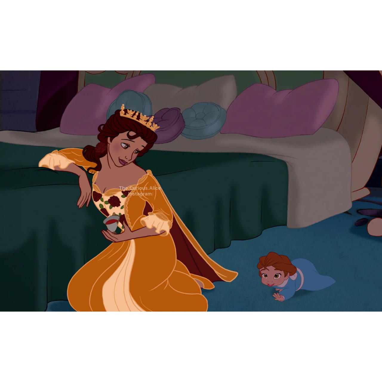 Disney princesses as mothers by CreationsbyNikki on DeviantArt
