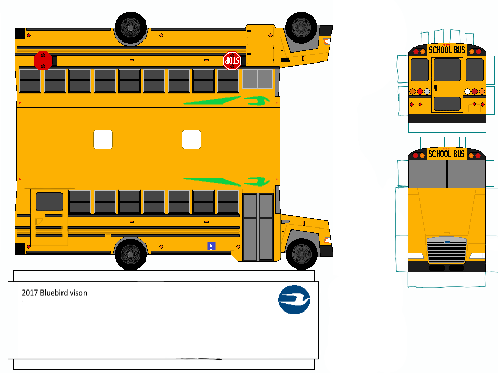 Paper Craft School Bus at Glen Kyser blog