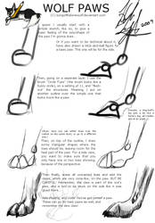 A 'how to' on wolf paws...