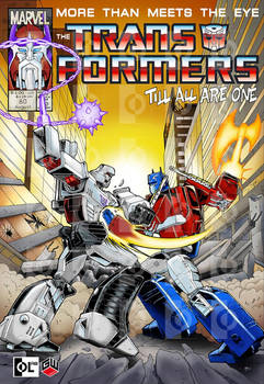 Optimus vs Megatron digital version