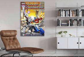 Optimus vs Megatron: Print on canvas!!!
