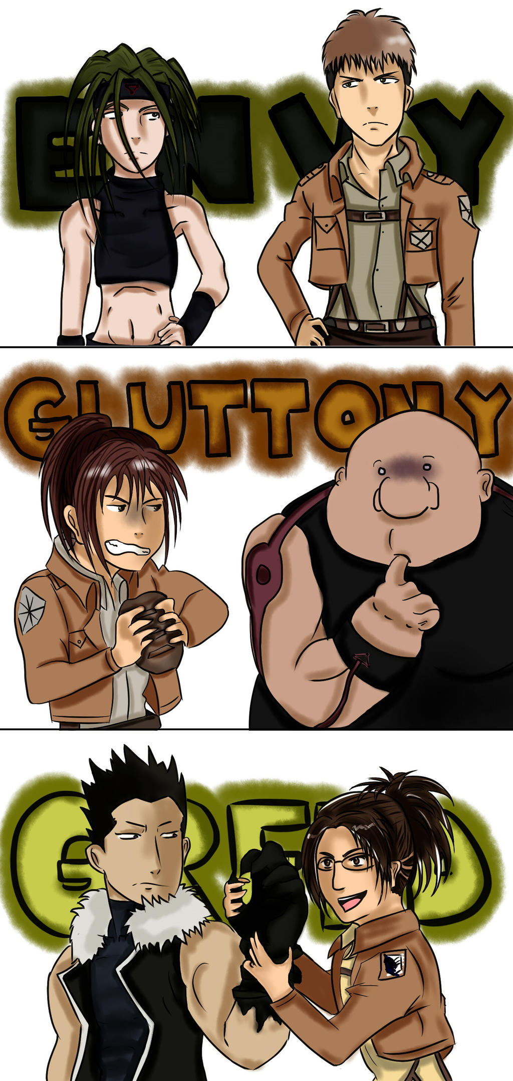 SnK/FMA: Deadly sins (part 1)