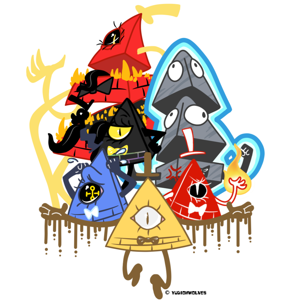 Six sides of Bill Cipher by yugiohwolves on DeviantArt