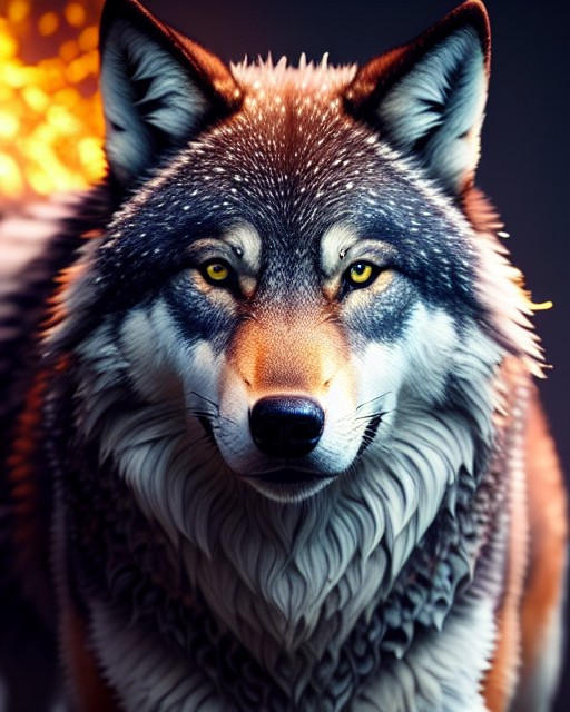 Powerful Mythical Wolf by Zamonelli on DeviantArt