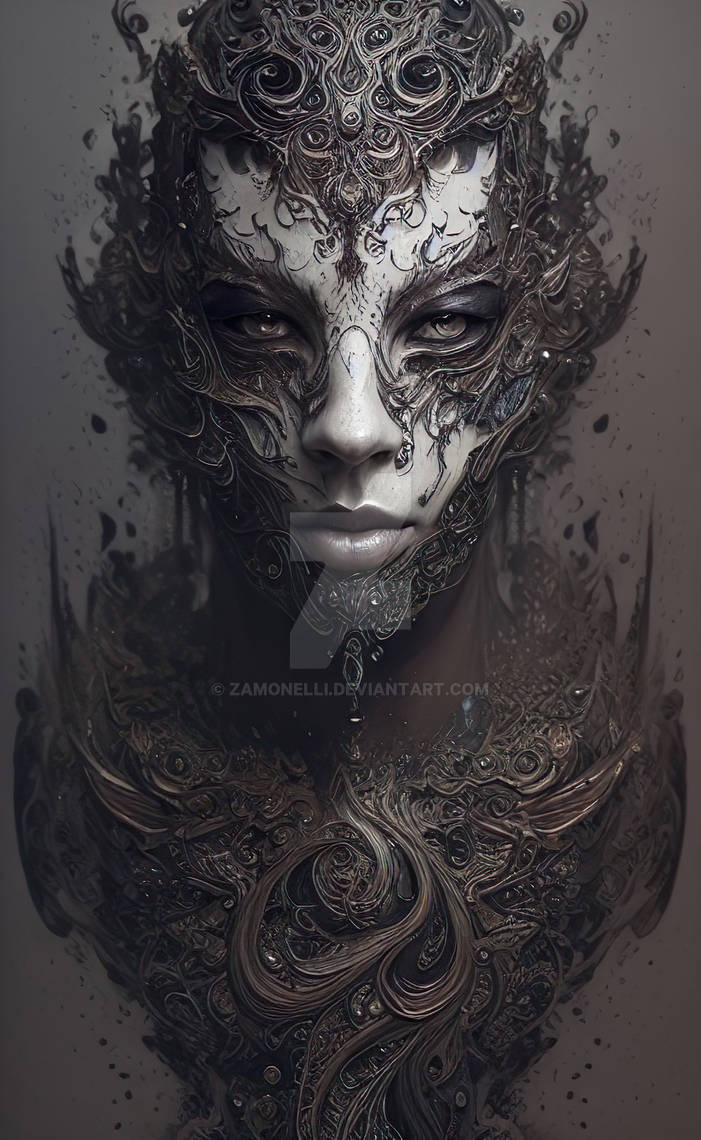 Marvelous Ink Mask The mask Black ink by Zamonelli on DeviantArt