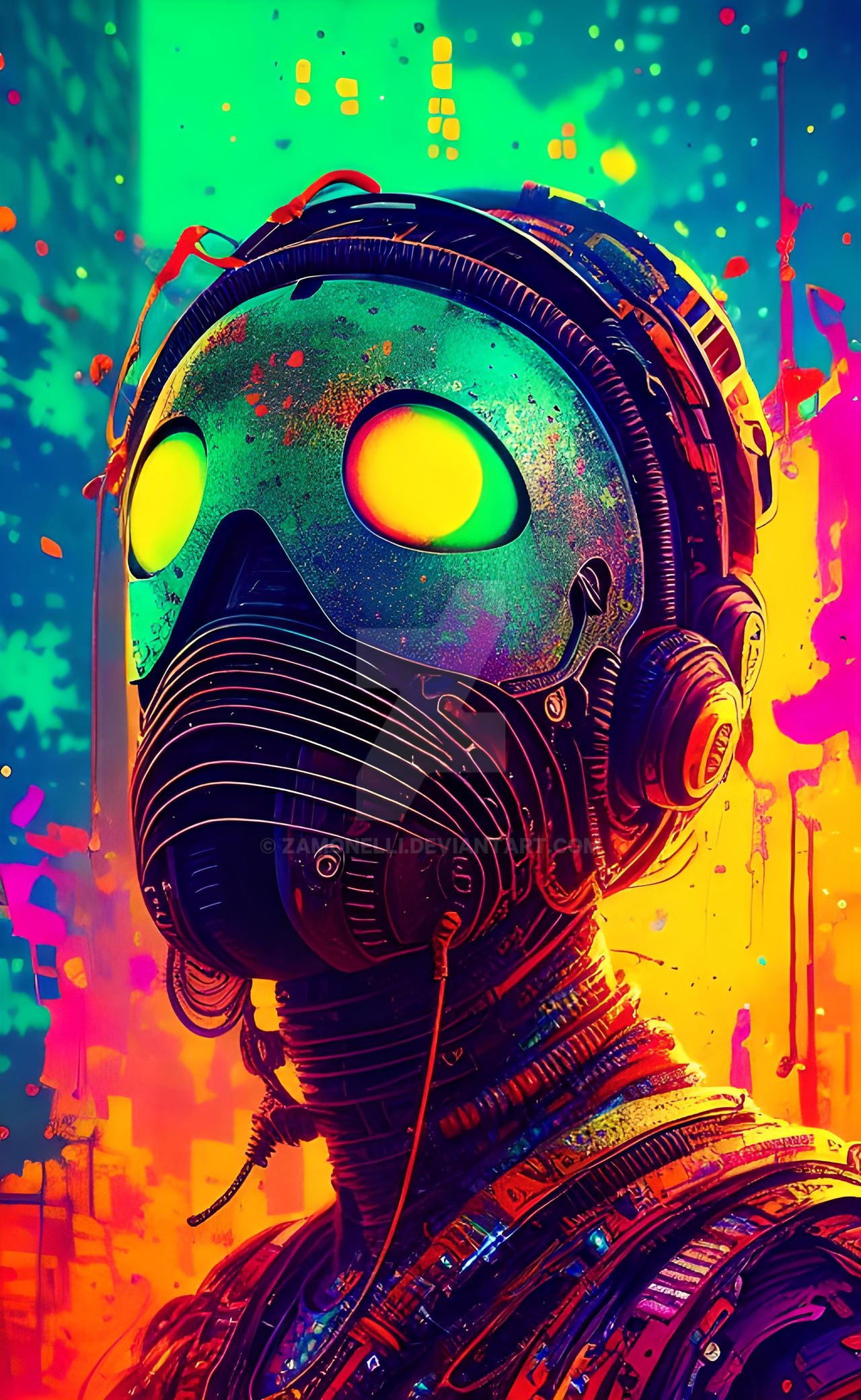 Cyberpunk Girl Wallpaper by Zamonelli on DeviantArt