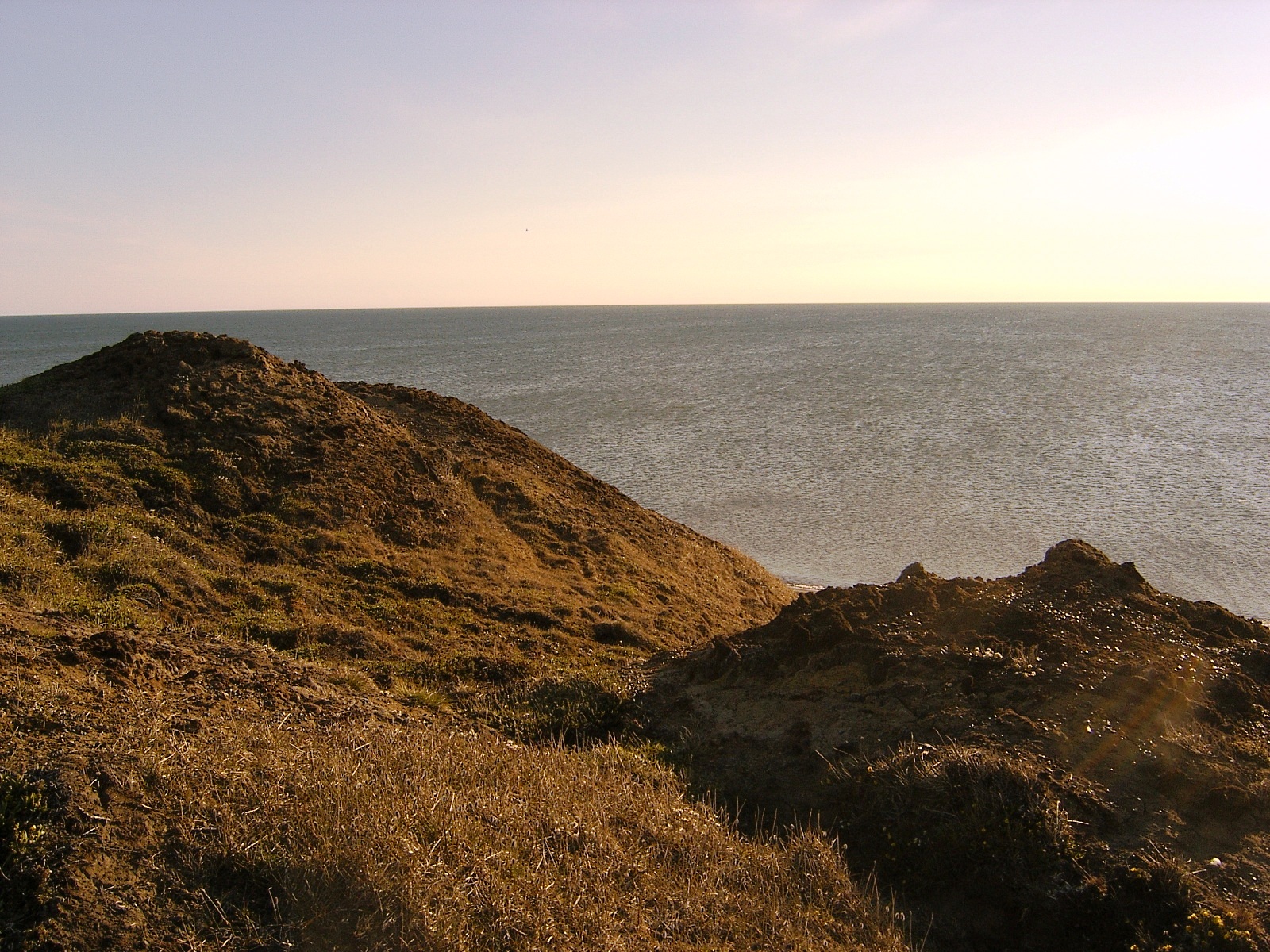 On a cliff