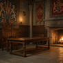 medieval or baroque room