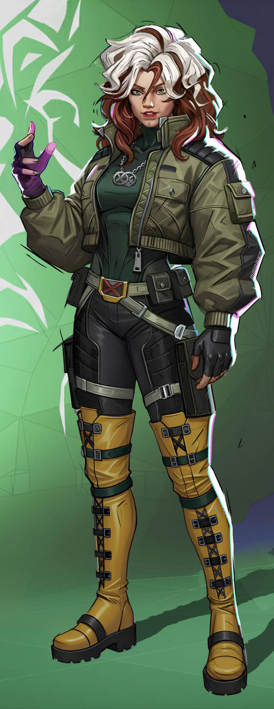 Marvel Rivals Rogue Model Rogue Concept Art from Marvel Rivals by ANKOBROWN on DeviantArt