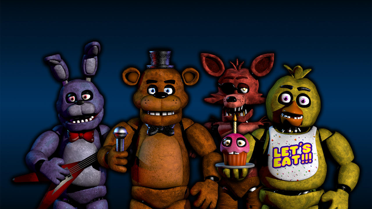 fnaf 1 animatronics