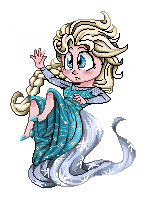 Pixel Art Elsa