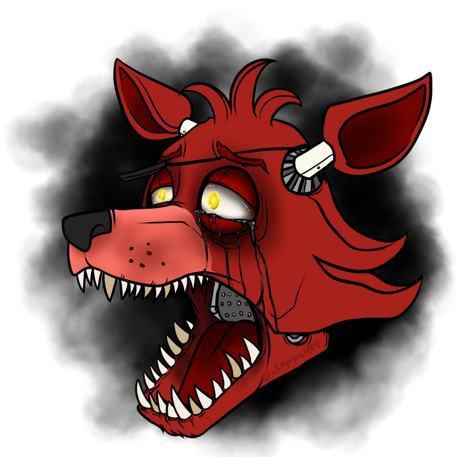 Foxy Head Sketch by SkyroreDraws on DeviantArt
