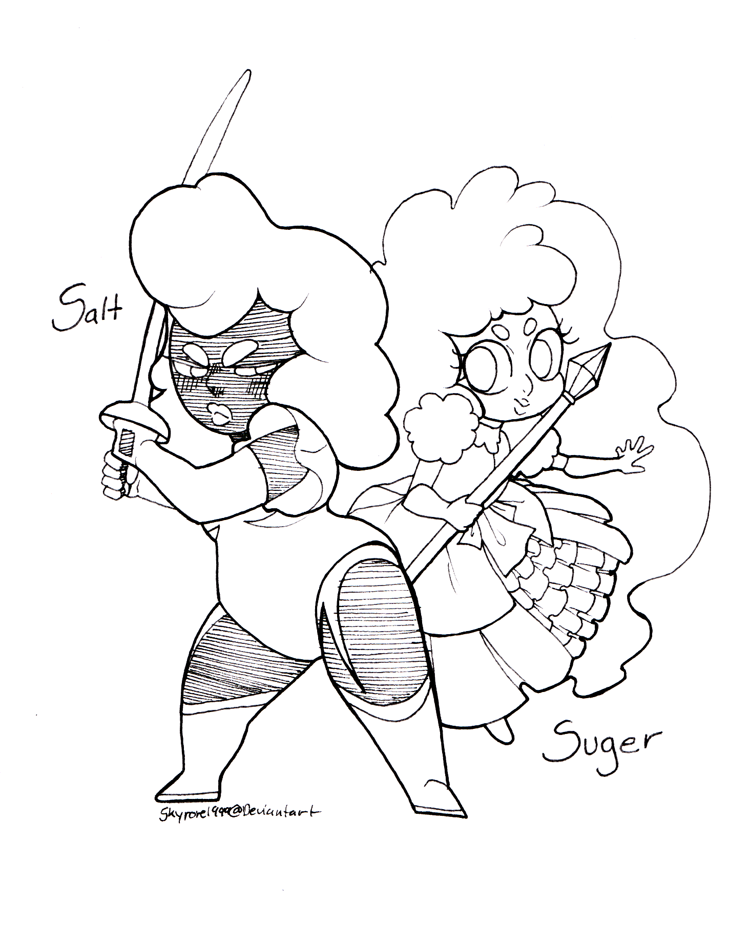 Inktober - Salt and Sugar (Day #23)