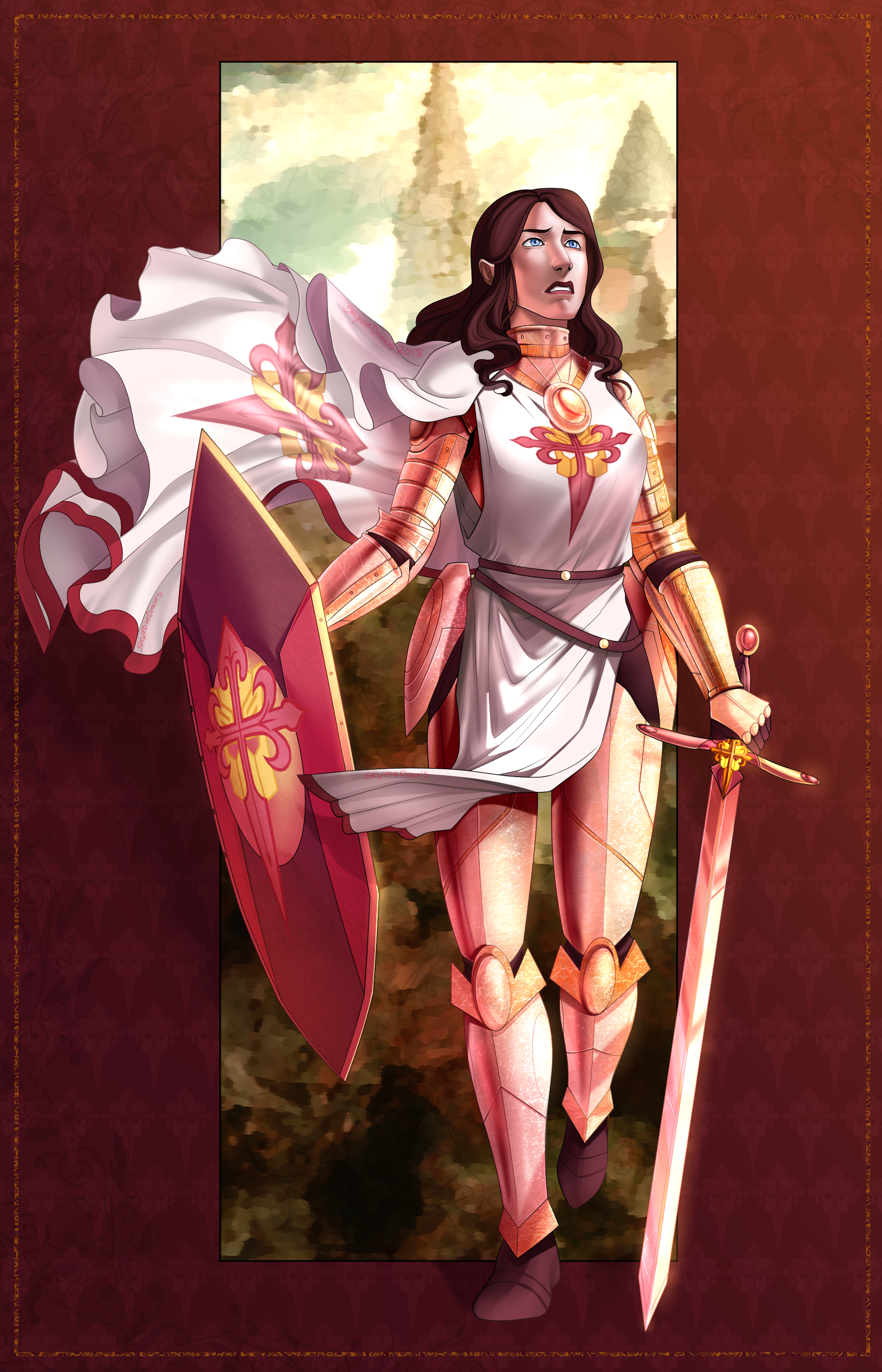 Highwire the Knight by SkyroreDraws