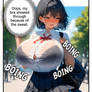 KOMUGI-Chan SEE-THROUGH BRA TROUBLE