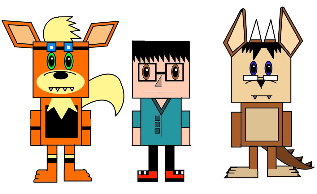 Characters Initial Designs #1 by theluckydeviant on DeviantArt