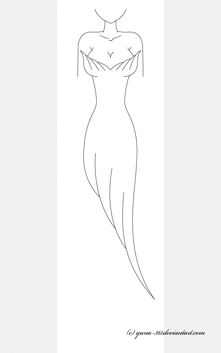 Dress Lineart 06