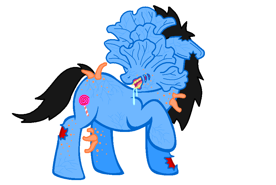 Infected Clicker pony, (mare version)