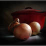 still-life with onions