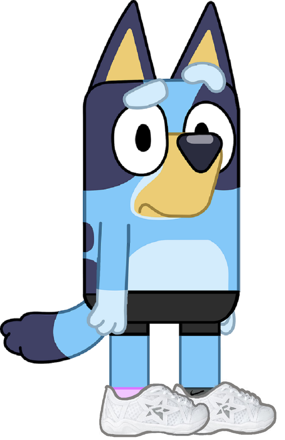 Bluey Shoes Rebel Ruthless cheerleader by RebelAthleticAnimate on ...