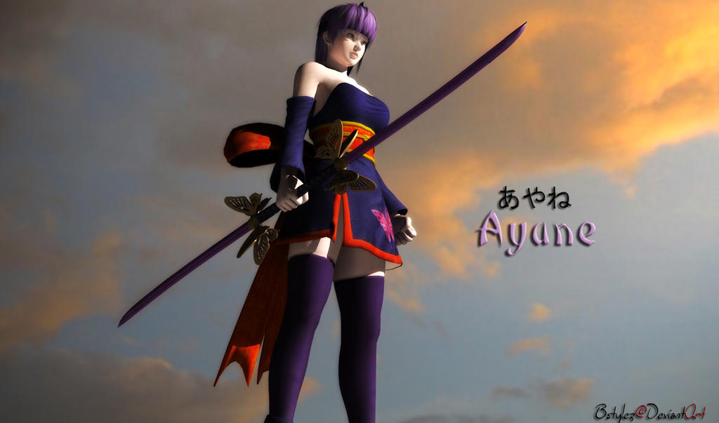 Ayane Render by bstylez on DeviantArt
