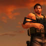 Chris Shirtless BSAA Armor