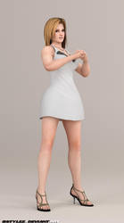 Tina Evening Dress Render