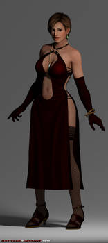 DOA5 Lisa Red Dress (Re-make)