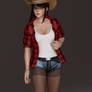 DOA5U Lei Fang Vegas Cow Girl (W.I.P)