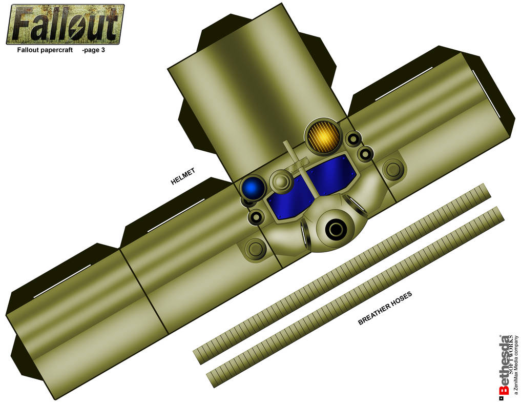 Fallout papercraft page-3 by randyfivesix on DeviantArt