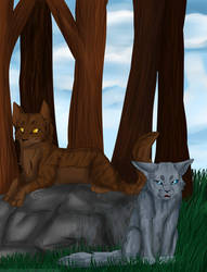 Oakheart and Bluefur. First time meeting.