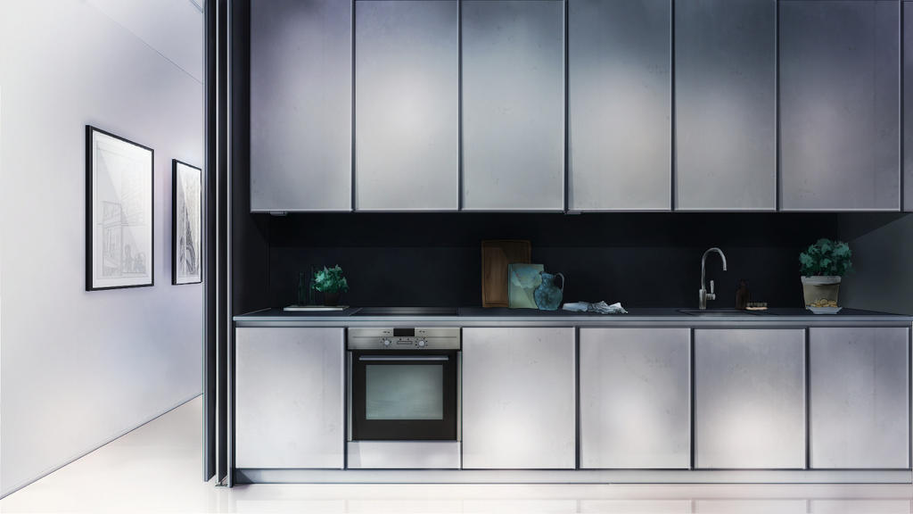 Visual Novel Kitchen Background by SKY-Morishita on DeviantArt